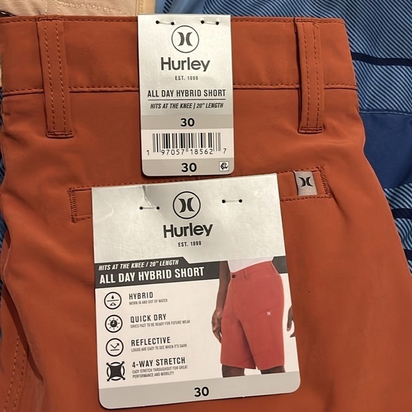 NWT Hurley All Day Hybrid short  -hots at the knee/20 inch length - Picture 8 of 9